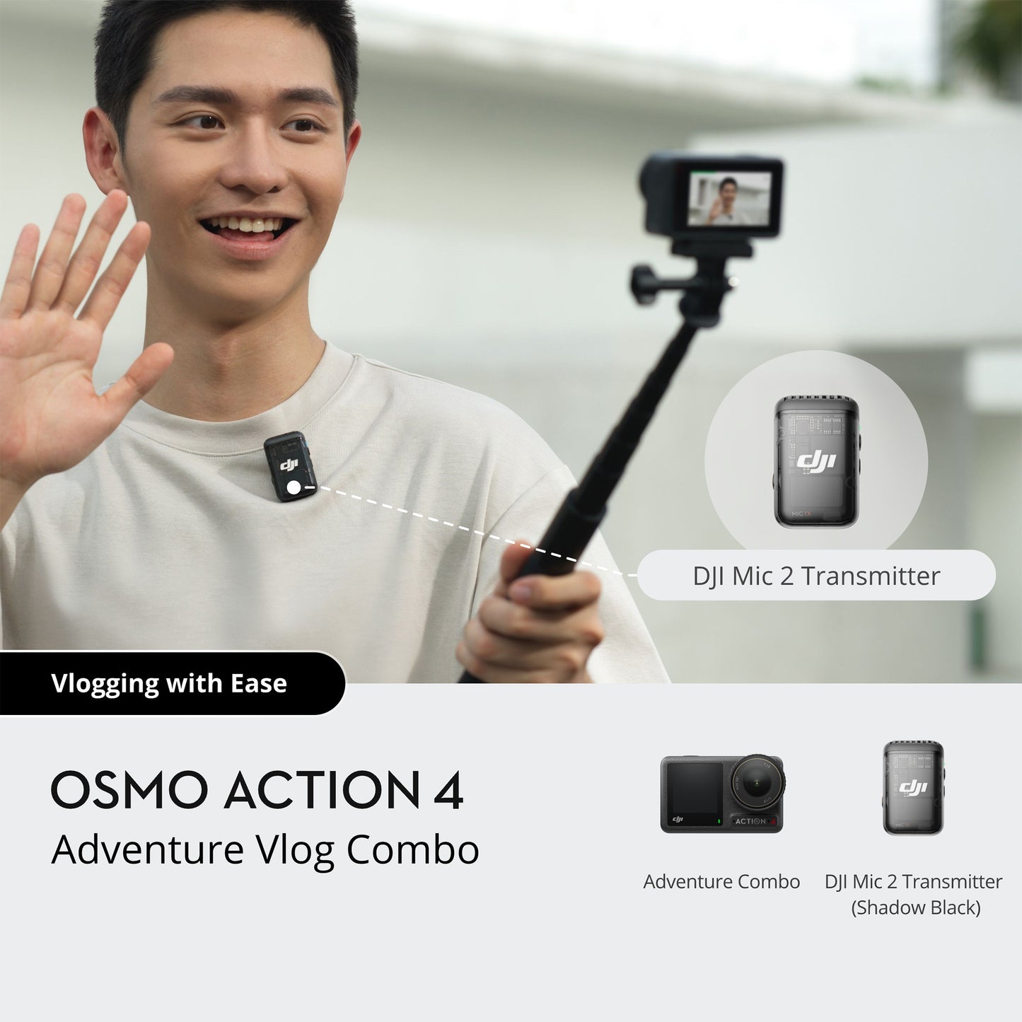 Osmo Action 4 Adventure Vlog Combo