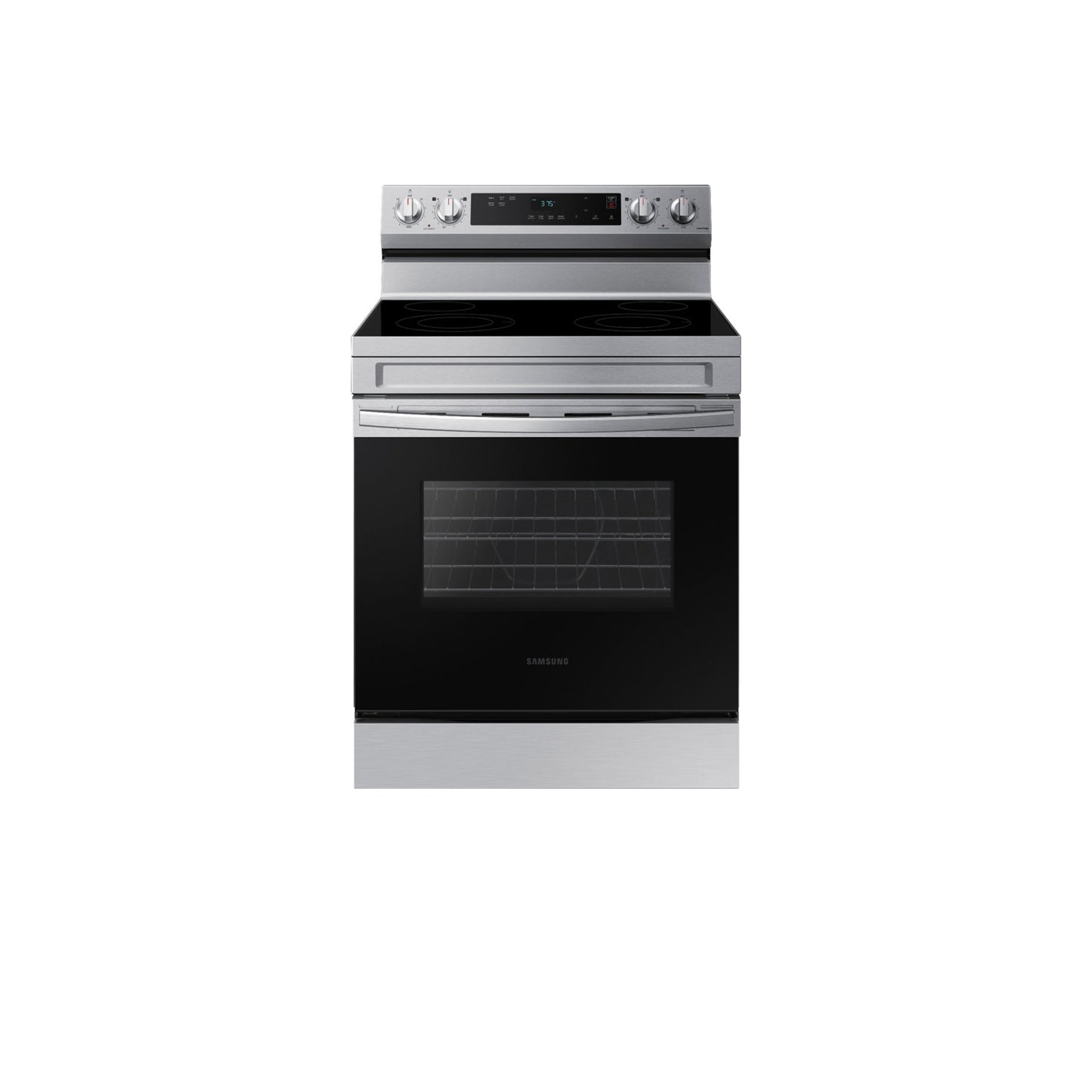 6.3 cu. ft. Smart Freestanding Electric Range with Steam Clean in Stainless Steel.