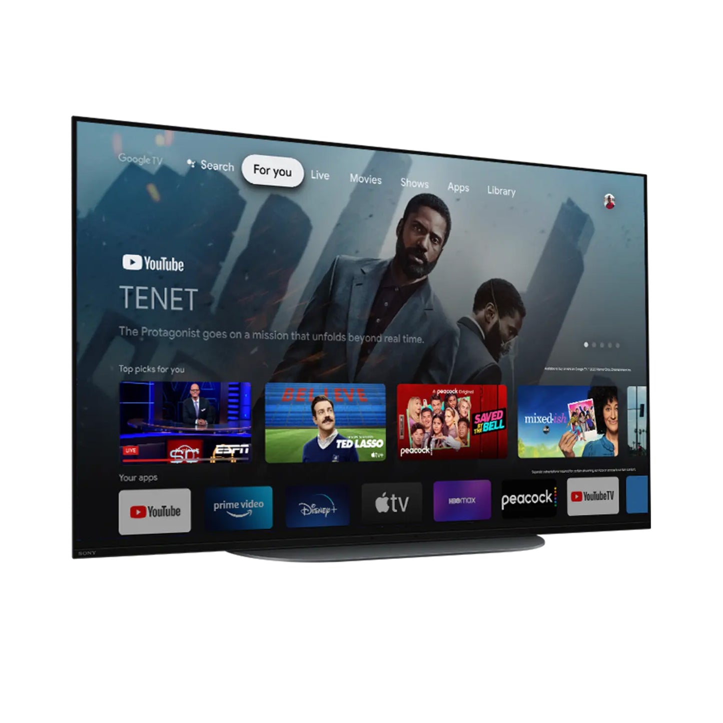 تلفزيون سوني 43، 50، 55، 65، 75، 85 بوصة فئة X80K 4K HDR LED مع Google TV (2022) 