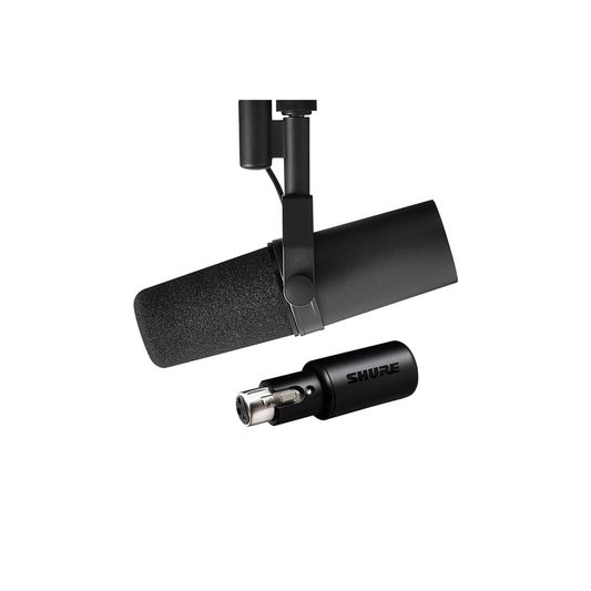 Shure SM7B + Shure MVX2U Bundle, Studio Vocal Recording Microphone with XLR to USB Connectivity
