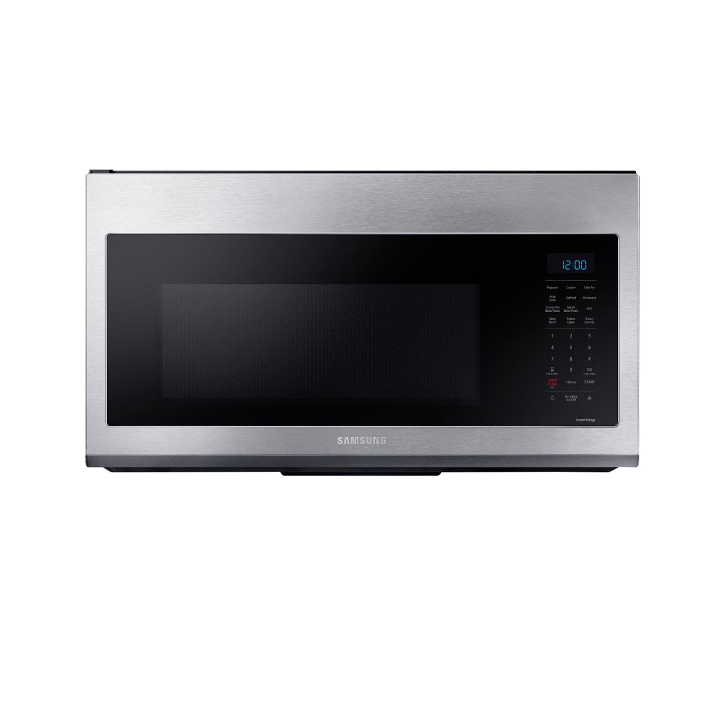 Samsung - 1.7 cu. ft. Over-the-Range Convection Microwave with WiFi - Stainless Steel.