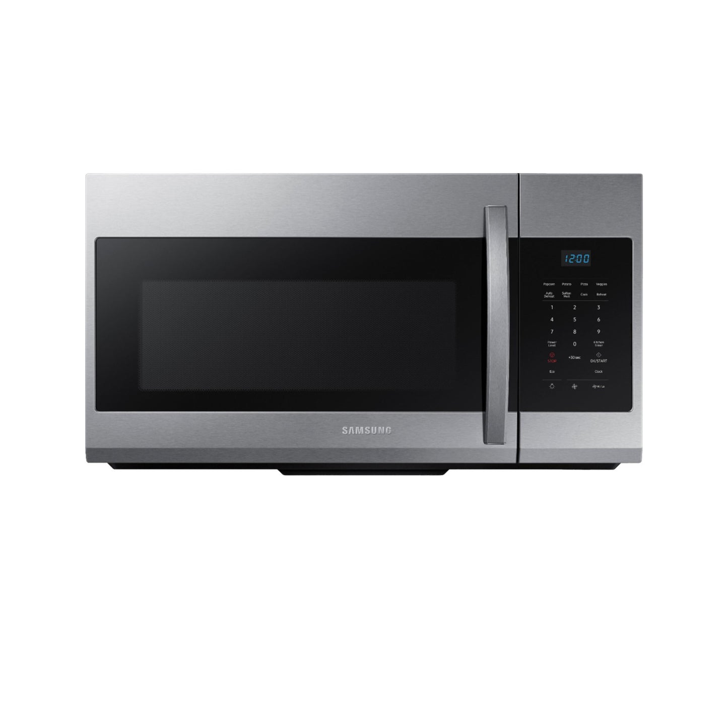 Samsung - 1.7 Cu. Ft. Over-the-Range Microwave - Stainless Steel.