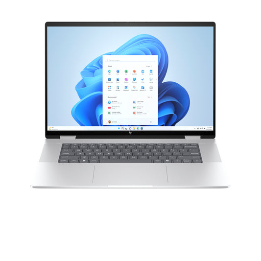 كمبيوتر محمول HP Envy x360 16-ac0007na قابل للتحويل – Core™ Ultra 7، فضي مع قلم (2024) 