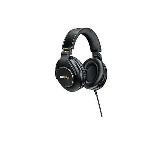 Shure SRH840A Over-Ear Wired Headphones for Critical Listening & Monitoring, Professional Headset, Tailored Frequency Response, Superior Detailed Sound, Adjustable & Collapsible Design - 2022 Version