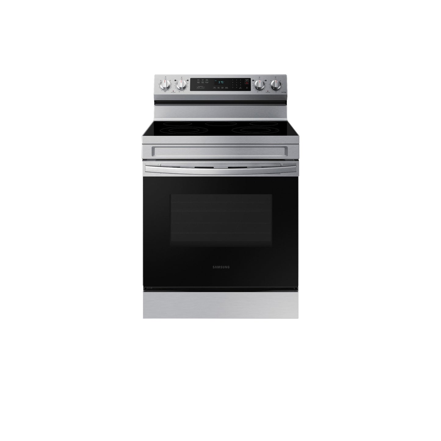 6.3 cu. ft. Smart Freestanding Electric Range with Rapid Boil™ & Self Clean in Stainless Steel.