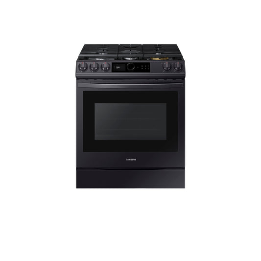 6.0 cu ft. Smart Slide-in Gas Range with Smart Dial & Air Fry in Stainless Steel.