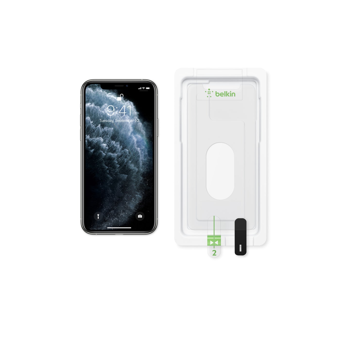 حماية شاشة Belkin InvisiGlass Ultra لهاتف iPhone 11 Pro / XS / X 