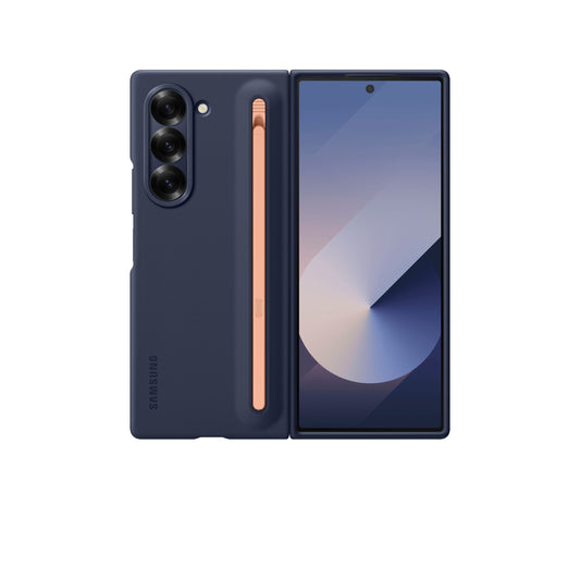 Galaxy Z Fold6 S Pen Case, Navy, Gray & Pink.