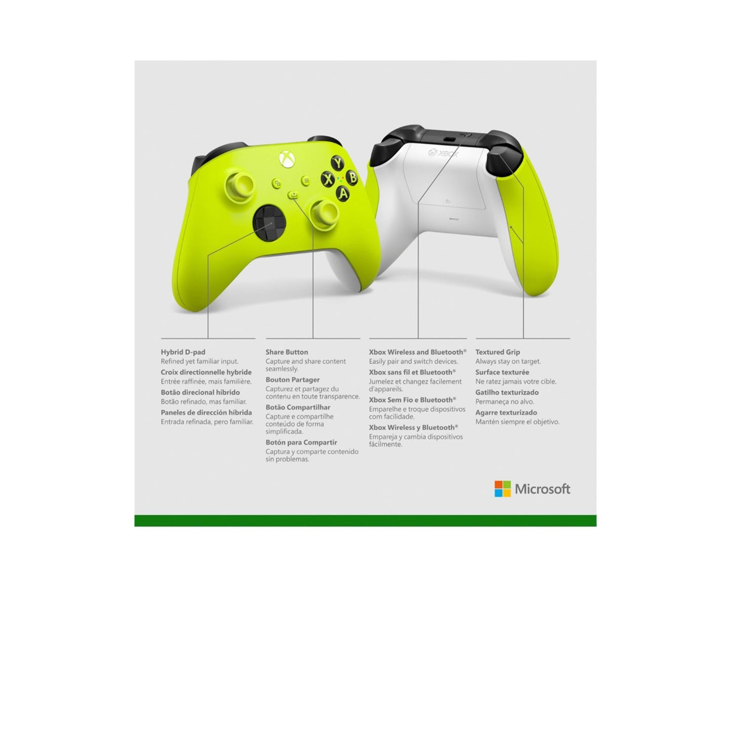 مايكروسوفت - وحدة تحكم Xbox اللاسلكية لأجهزة Xbox Series X وXbox Series S وXbox One وأجهزة Windows - فولت كهربائي 