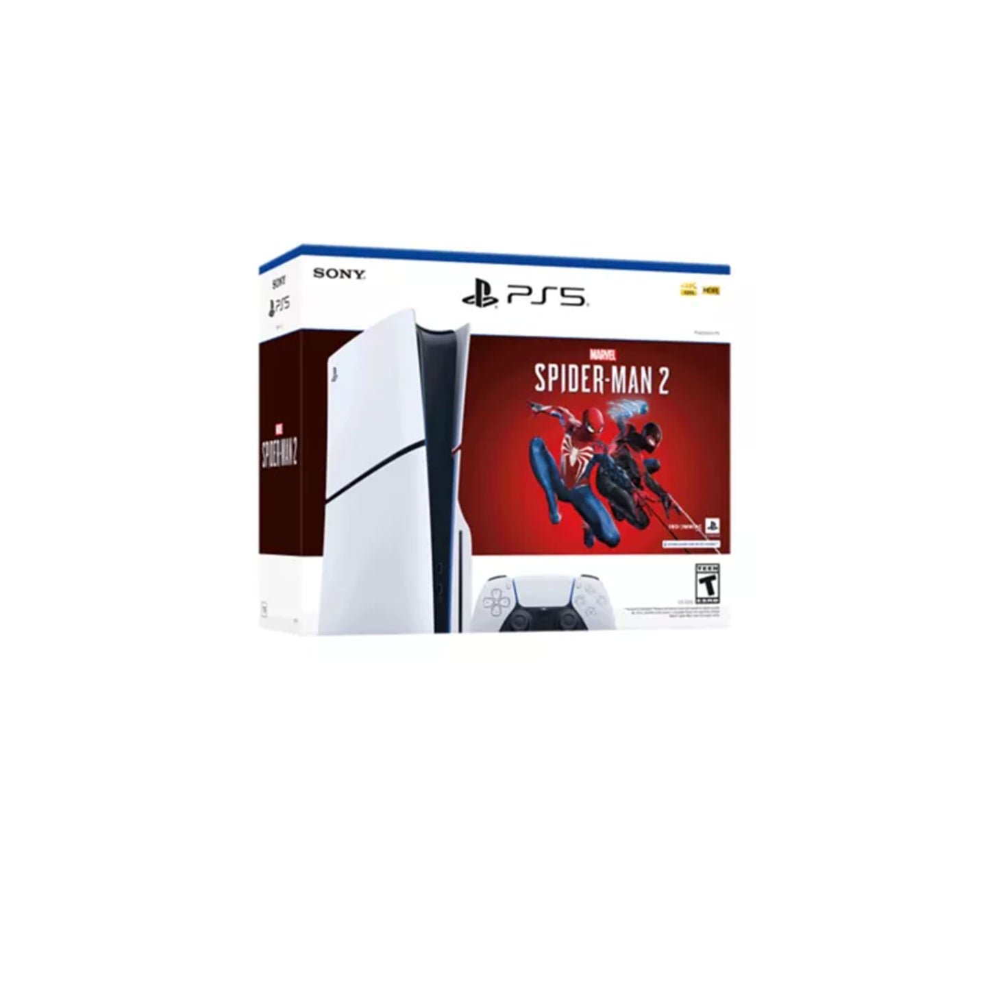 وحدة تحكم PlayStation®5 - حزمة Marvel's Spider-Man 2 (مجموعة الطرازات - رفيعة)* 