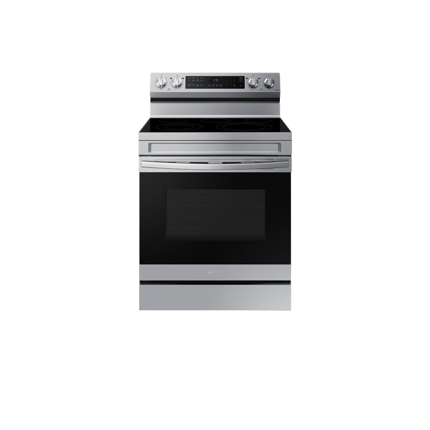 6.3 cu. ft. Smart Freestanding Electric Range with No-Preheat Air Fry & Convection in Stainless Steel.