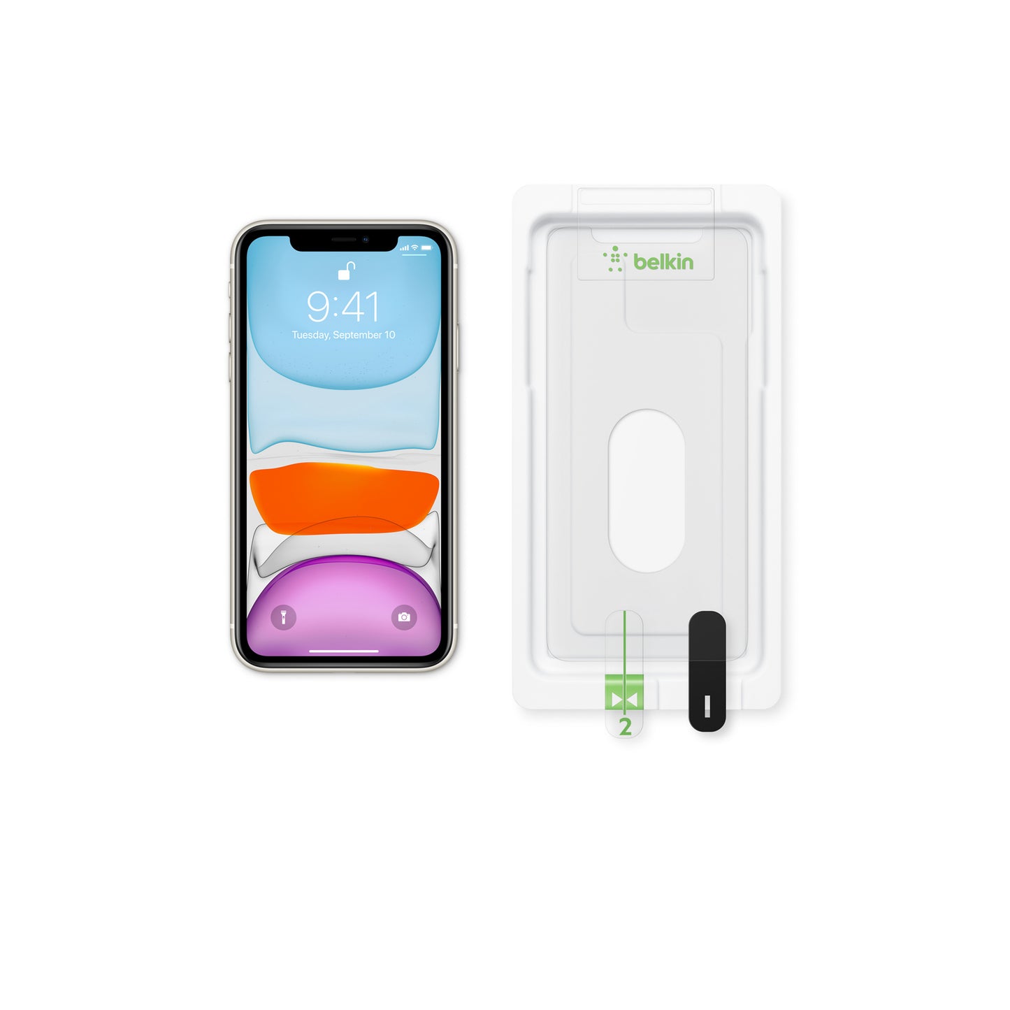 حماية شاشة Belkin InvisiGlass Ultra لهاتف iPhone 11 / XR 