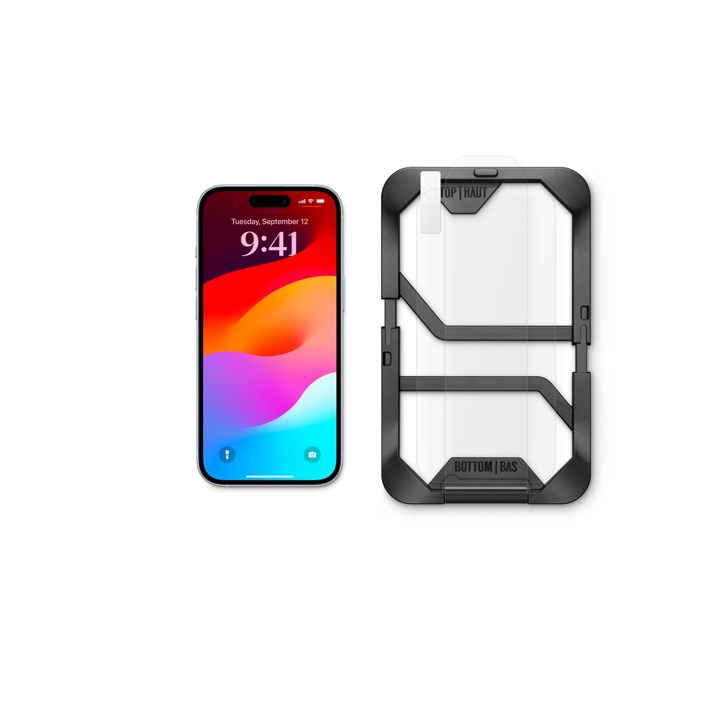 OtterBox Amplify Glass Glare Guard for iPhone 15