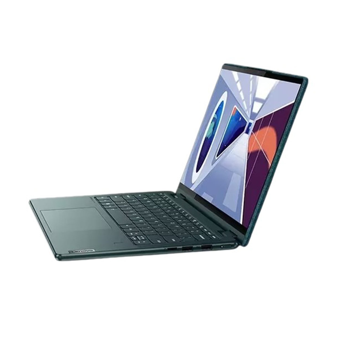 Yoga 6 (13 بوصة AMD) - أزرق مخضر داكن مع غطاء علوي من القماش 