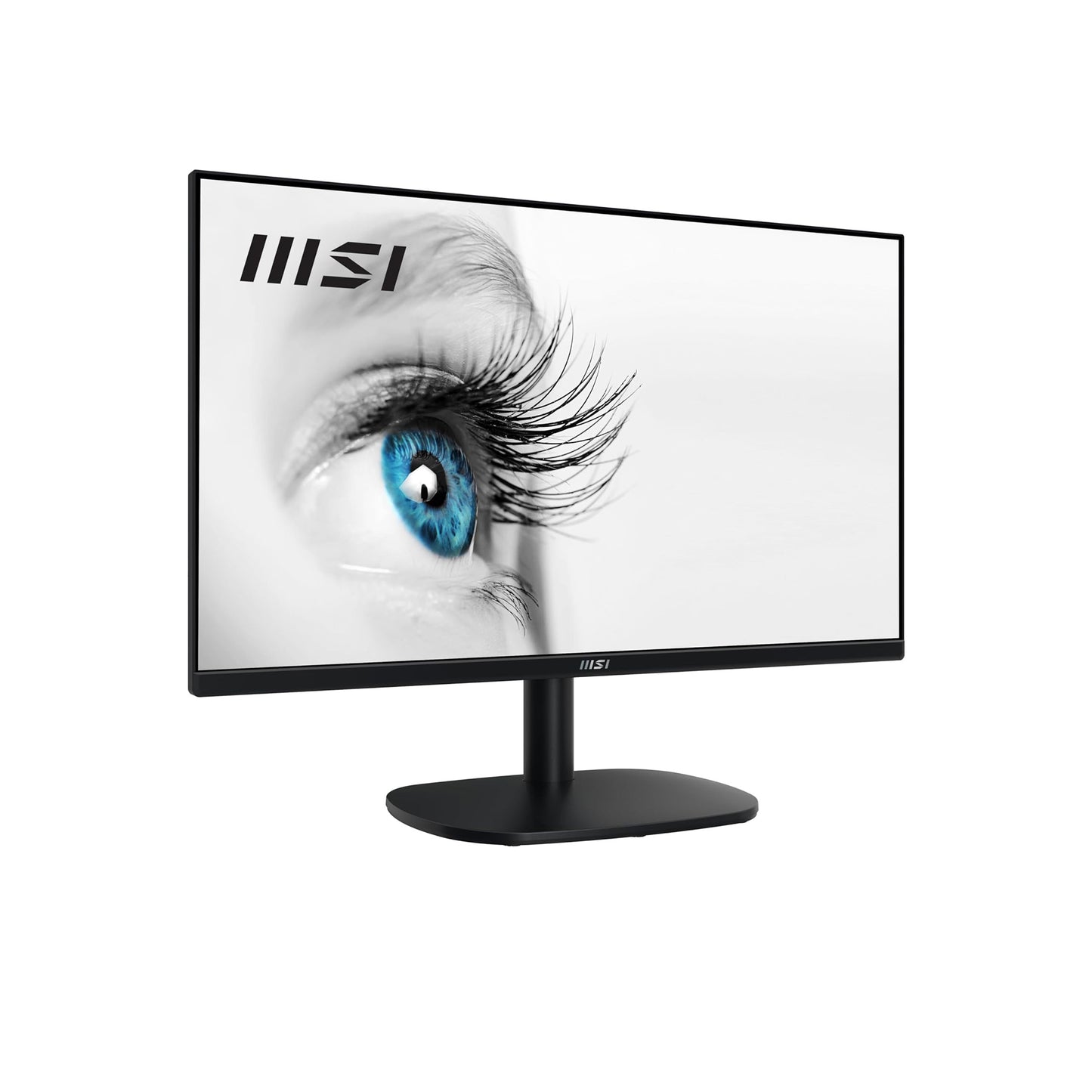 MSI 24" Monitor, TUV certified, Anti-Flicker, 100Hz, 1ms, FHD 1920 x 1080, 16:9 VA, Tilt, VESA, VGA, HDMI, Matte Black, PRO MP245V