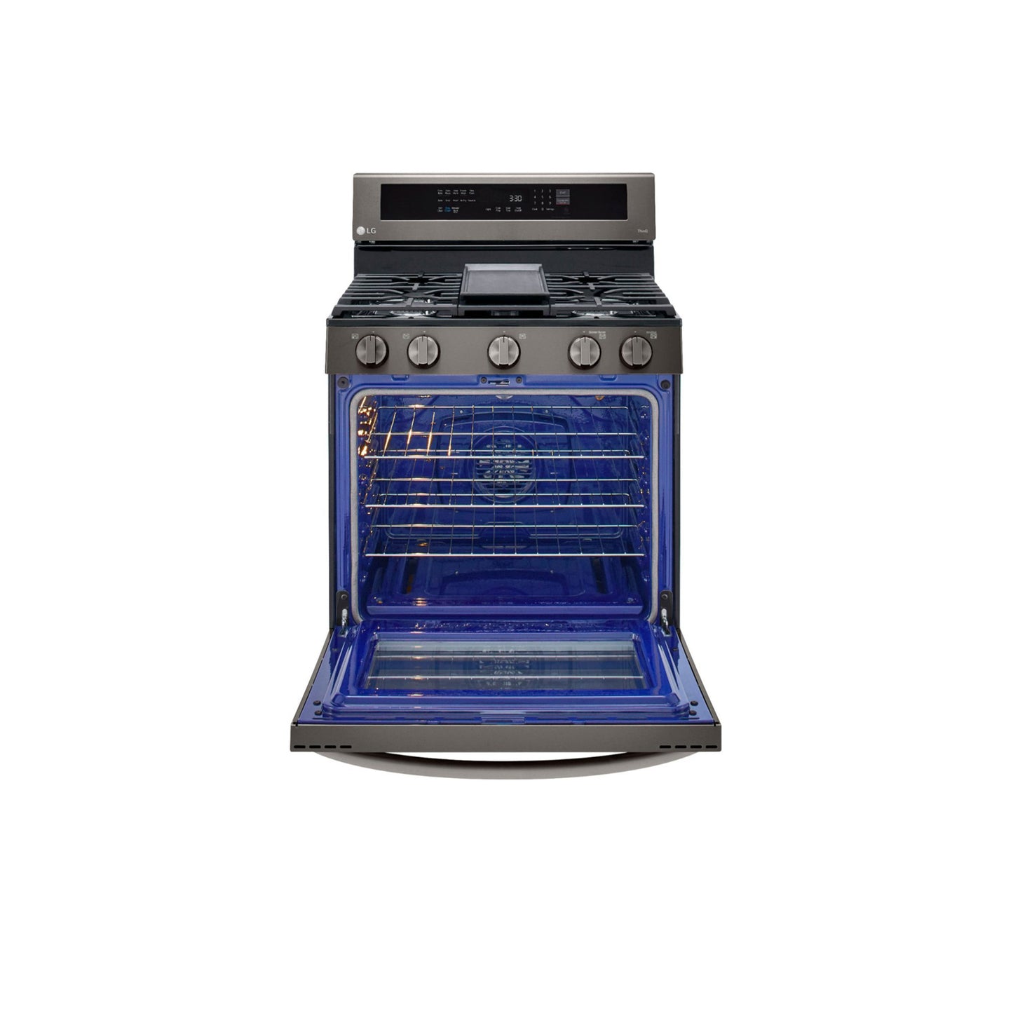 5.8 cu ft. Smart Wi-Fi Enabled True Convection InstaView® Gas Range with Air Fry