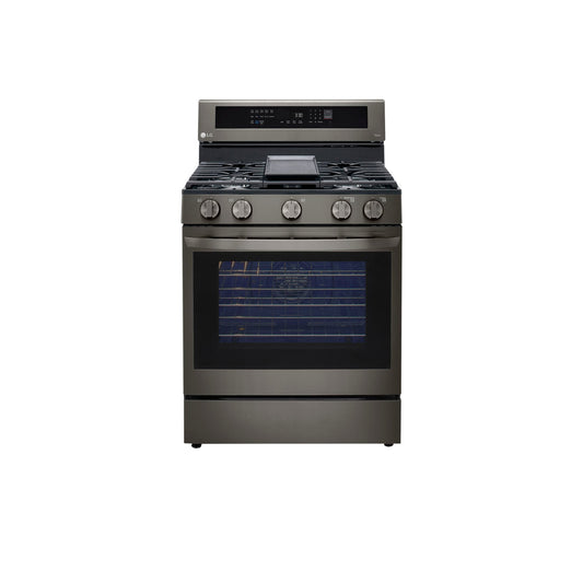 5.8 cu ft. Smart Wi-Fi Enabled True Convection InstaView® Gas Range with Air Fry