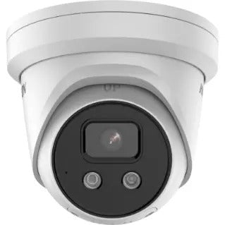 كاميرا هيكفيجن CCTV 4K AcuSense ستروب لايت وتحذير مسموع كاميرا شبكية ثابتة على شكل برج (DS-2CD2386G2-ISU/SL) 