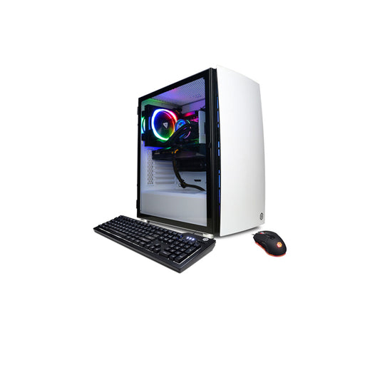 كمبيوتر مكتبي CyberPowerPC Gamer Xtreme (أبيض) 