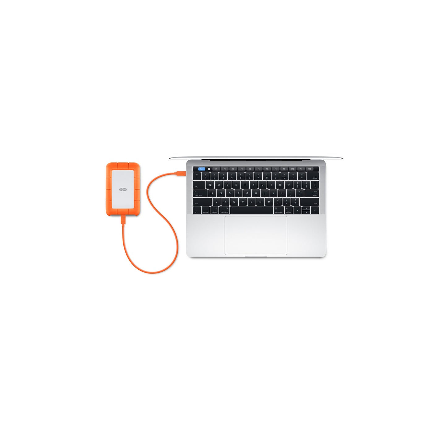 LaCie 2TB Rugged USB-C Portable Hard Drive