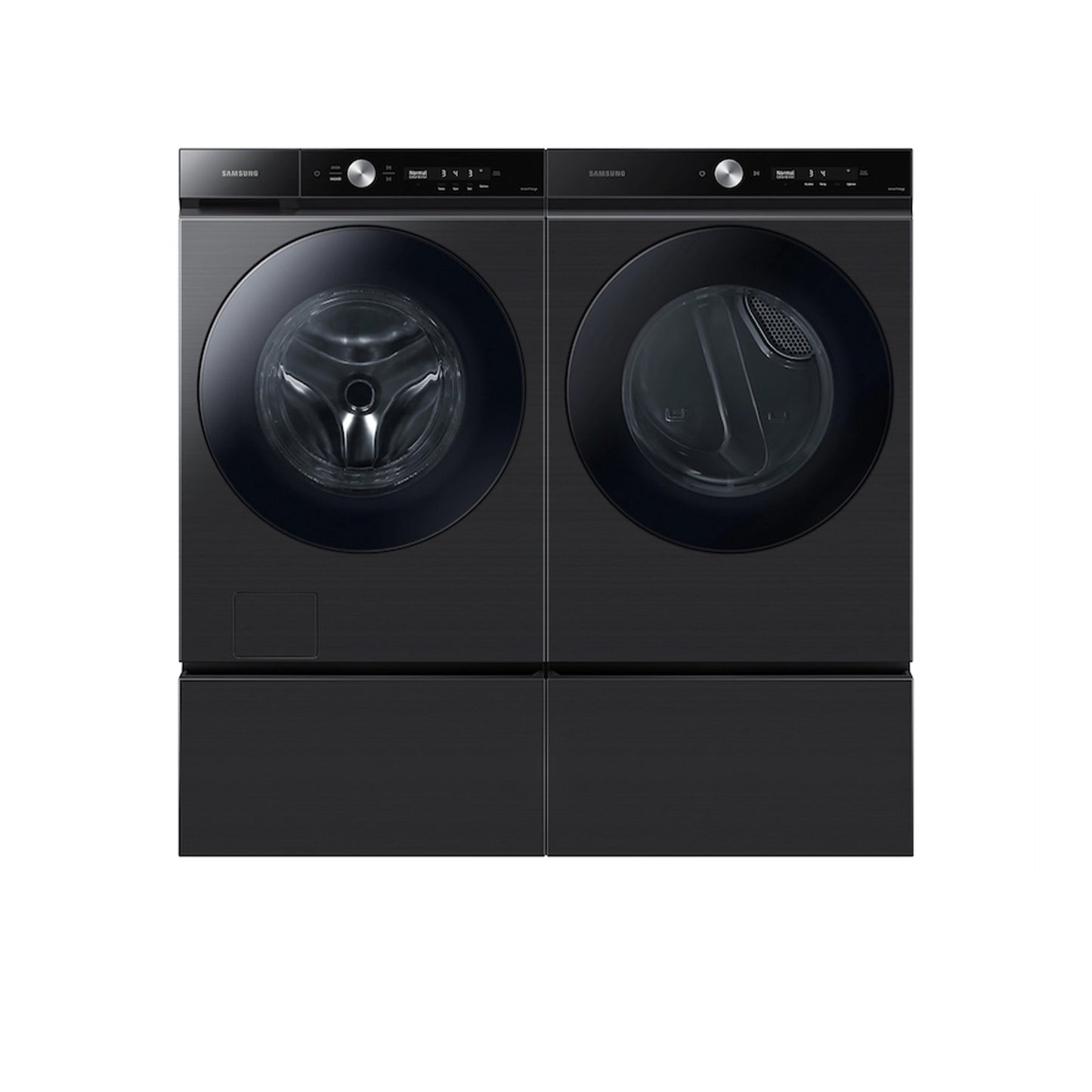 Bespoke 7.6 cu. ft. Ultra Capacity Gas Dryer with Super Speed Dry and AI Smart Dial in Brushed Black