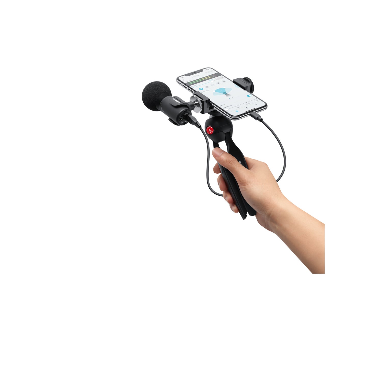 Shure MV88+ Video Kit with Digital Stereo Condenser Microphone