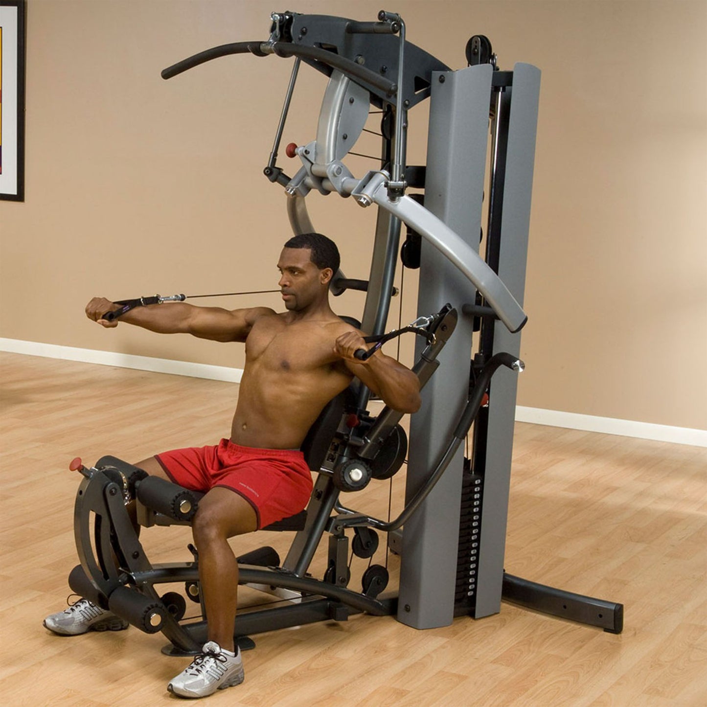 Body-Solid FUSION 600 Bi-Angular Gym with Functional Trainer Arms