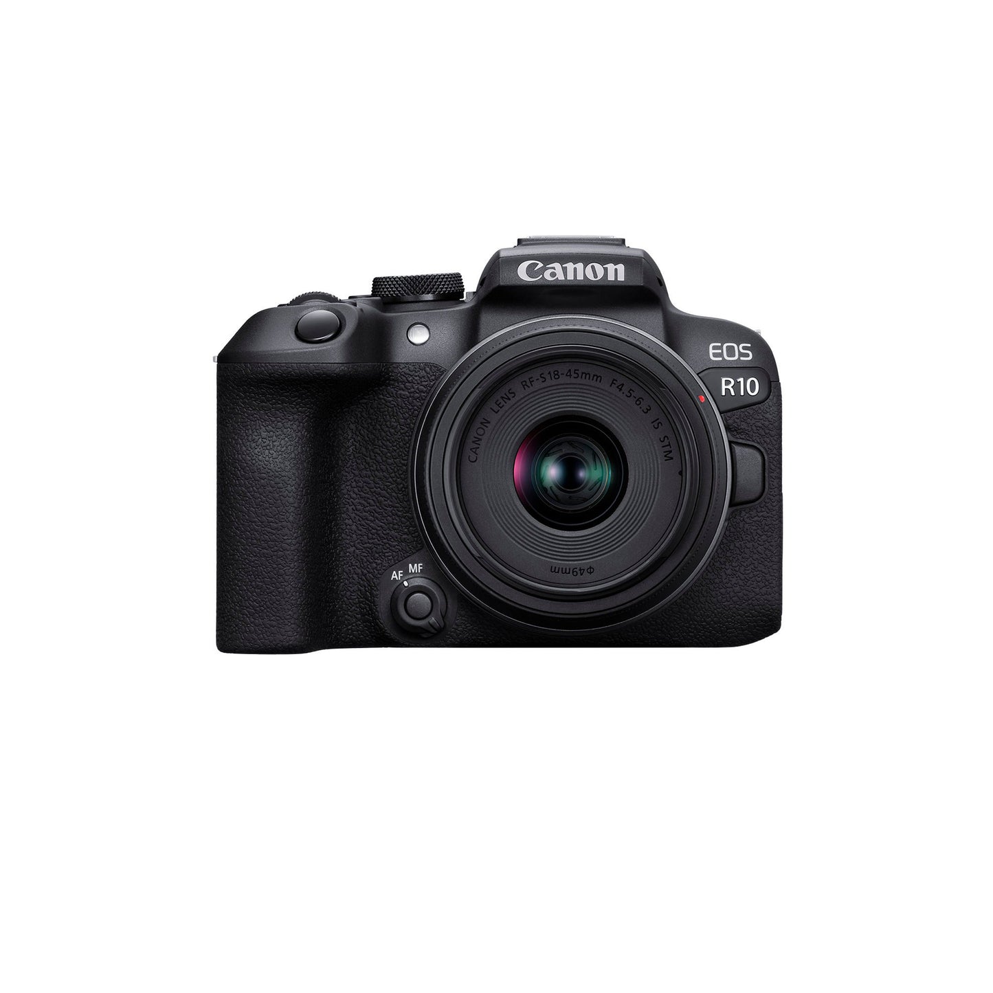 Canon - EOS R10 Mirrorless Camera with RF-S 18-45 f/4.5-6.3 IS STM Lens - Black.