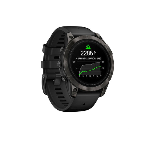 Garmin - epix Pro (Gen 2) Sapphire Edition 47mm Fiber-Reinforced Polymer - Carbon Gray DLC Titanium with Black Band