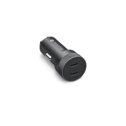 mophie Dual USB-C 40W PD Car Charger