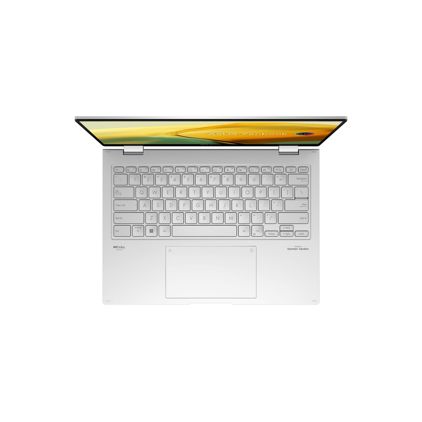 لاب توب ASUS Zenbook 14 Flip OLED، فضي ضبابي، UP3404VA 