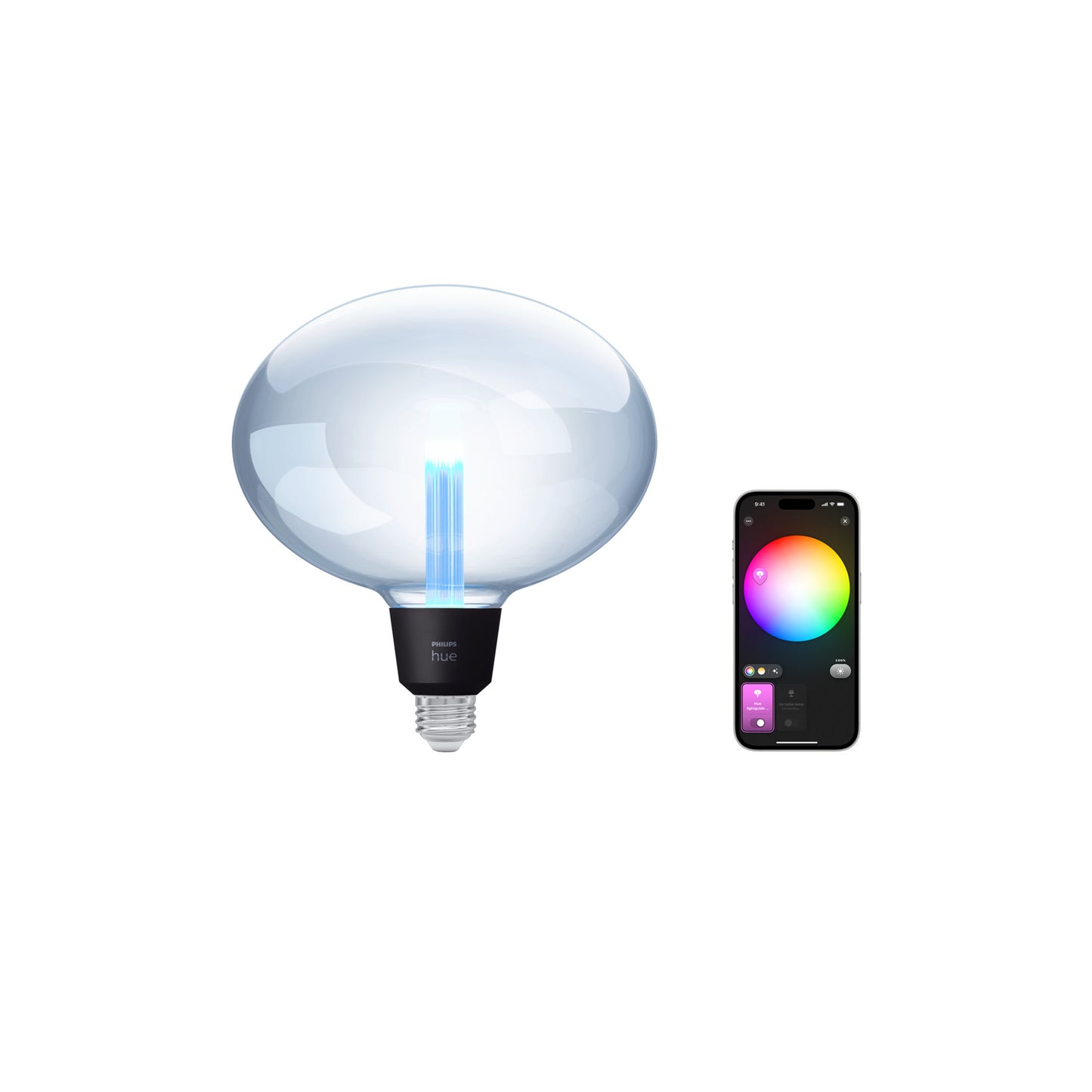 Philips Hue White & Color Ambiance Lightguide Ellipse A19 Bulb