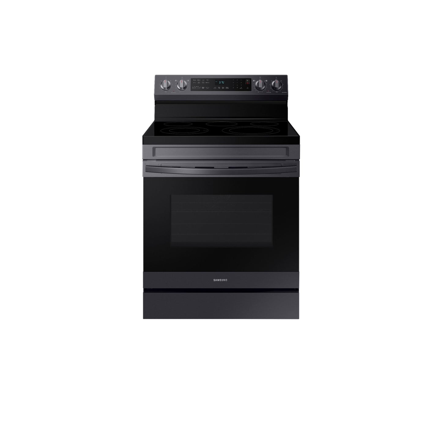 6.3 cu. ft. Smart Freestanding Electric Range with No-Preheat Air Fry & Convection in Stainless Steel.