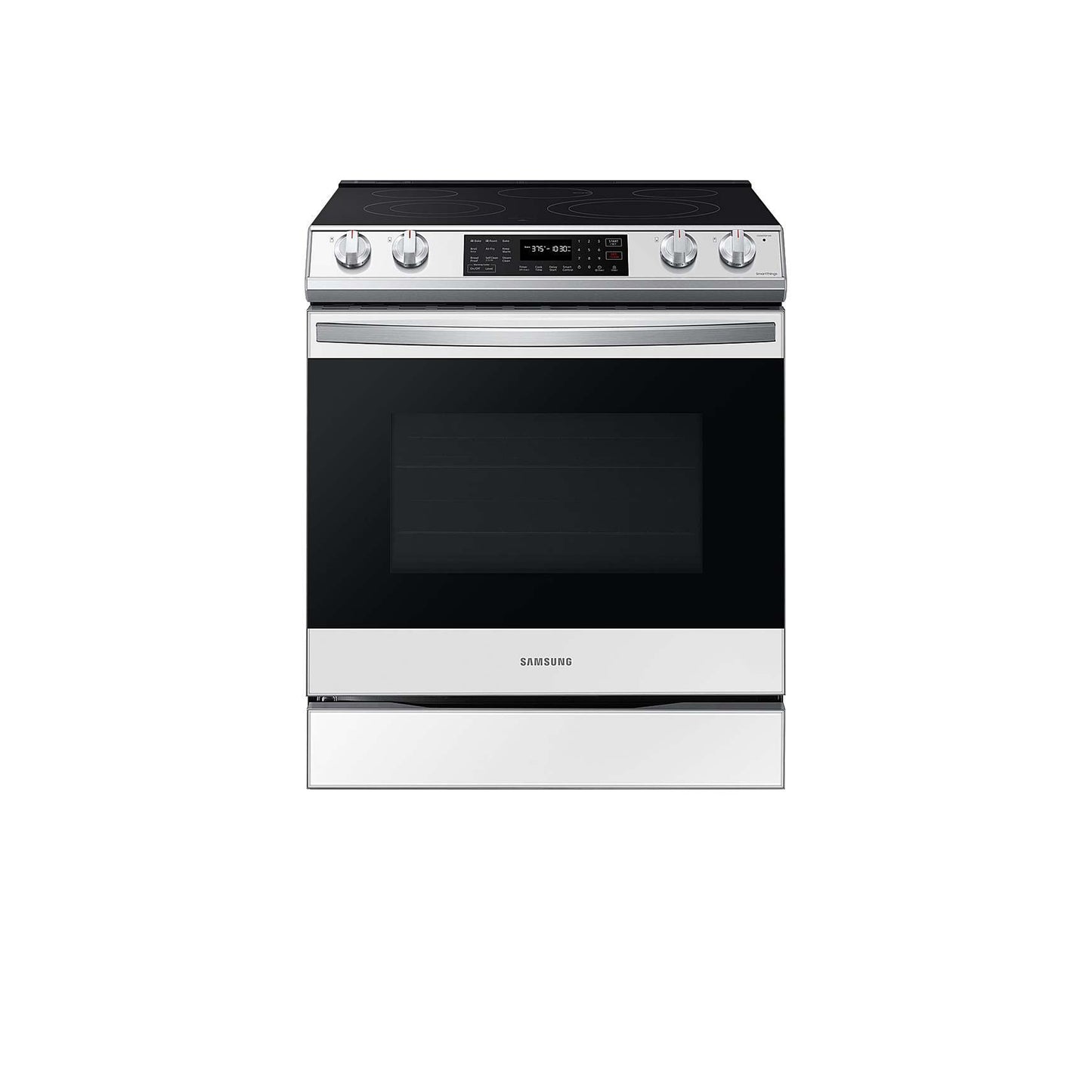 6.3 cu. ft. Smart Slide-in Electric Range with Air Fry & Convection in Stainless Steel.