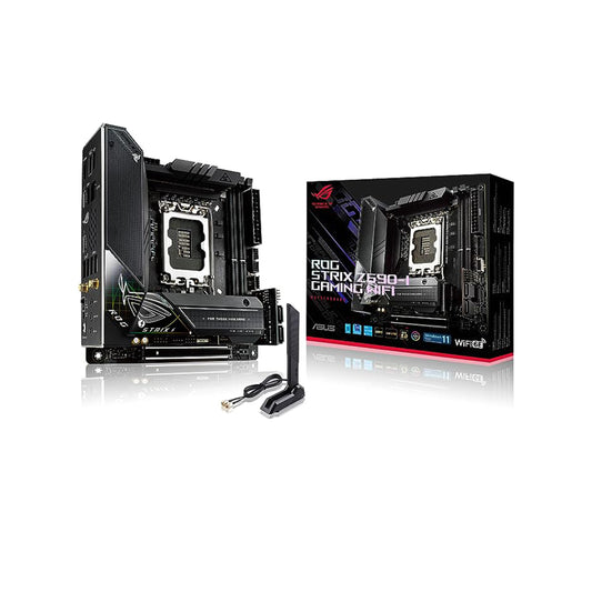 اللوحة الأم ASUS ROG Strix Z690-I Gaming mini-ITX - WiFi 6E، PCIe 5.0، DDR5، Thunderbolt 4، M.2 
