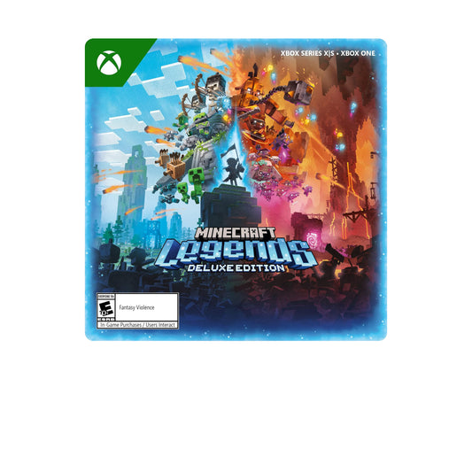Minecraft Legends – Deluxe Edition – Xbox Series X|S, Xbox One [Digital Code]