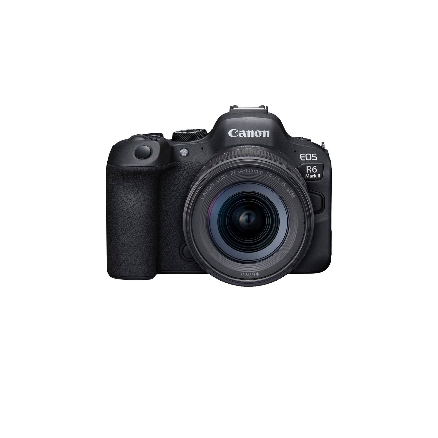 Canon - EOS R6 Mark II Mirrorless Camera with RF 24-105mm f/4-7.1 IS STM Lens - Black.