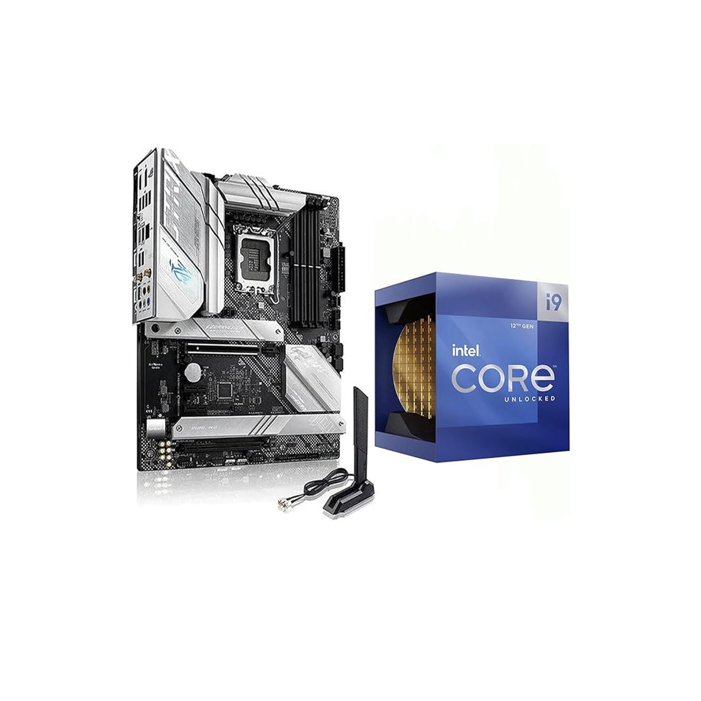 Micro Center Intel Core i9-12900K 16 Cores up to 5.2 GHz Unlocked Desktop Processor Bundle with ASUS ROG Strix B660-A Gaming WiFi DDR5 LGA 1700 ATX Gaming Motherboard