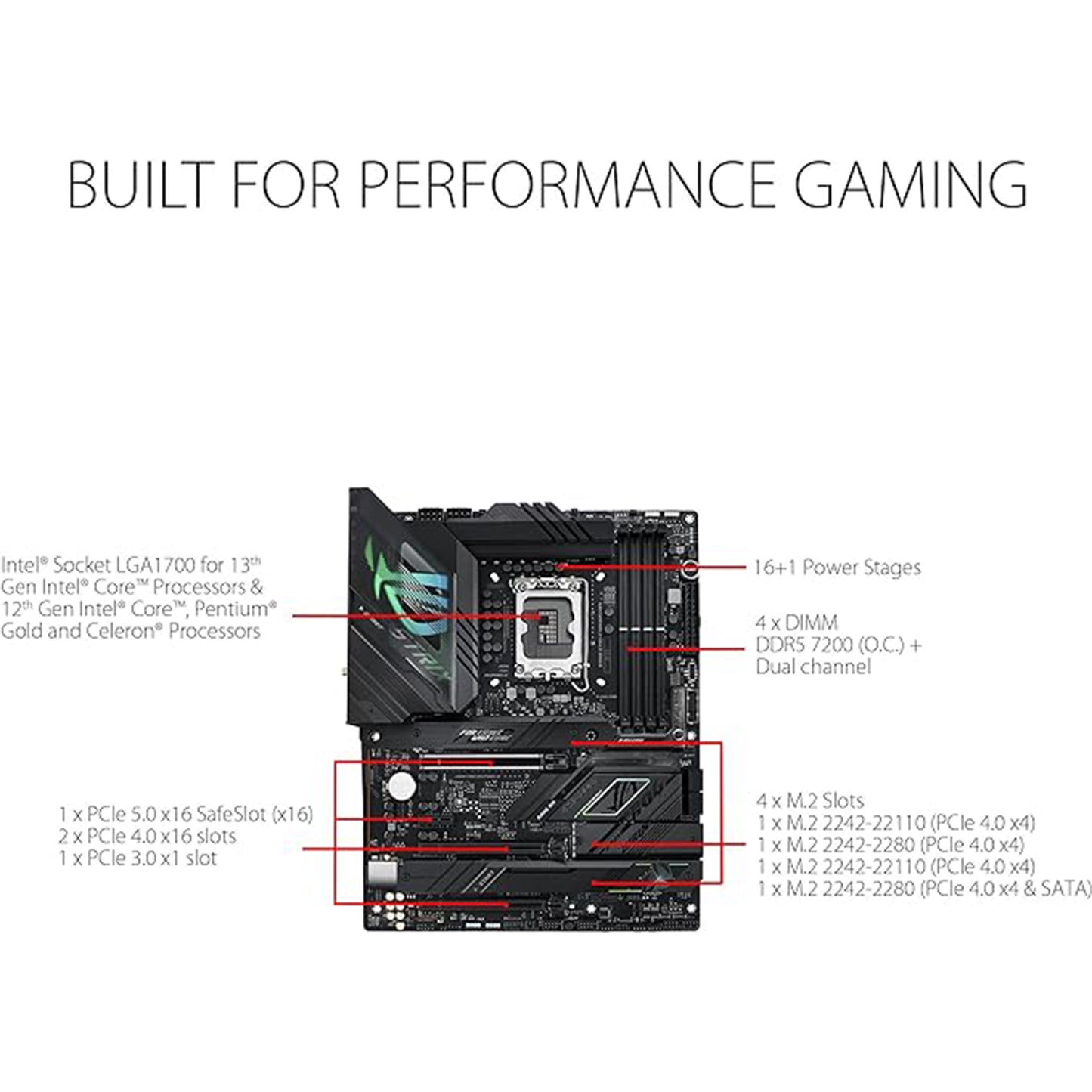 معالج سطح المكتب Intel Core i9-12900K من Micro Center 16 (8P+8E) يصل إلى 5.2 جيجاهرتز غير مقفل مع اللوحة الأم للألعاب ASUS ROG Strix Z790-F Gaming WiFi 6E DDR5 LGA 1700 ATX 