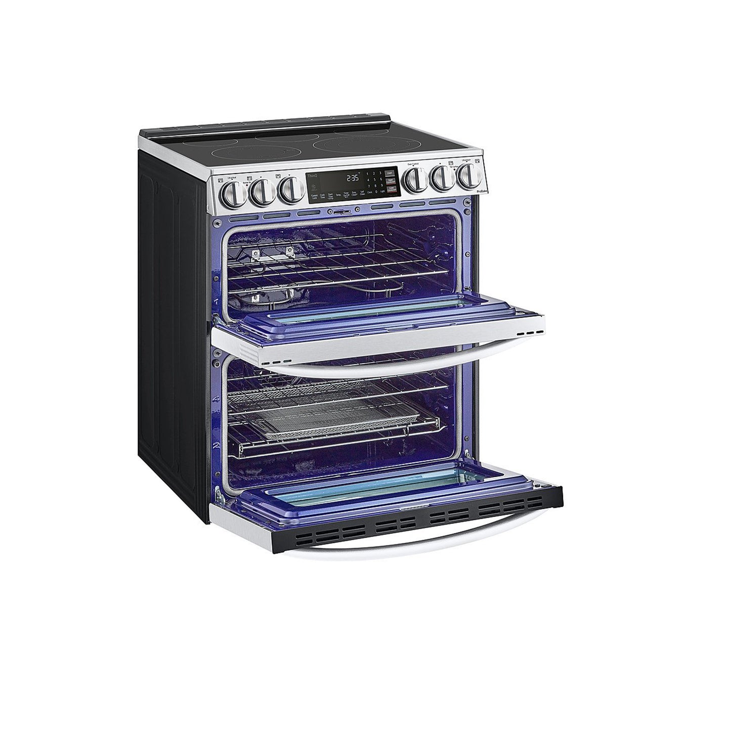 7.3 cu. ft. Smart Electric Double Oven Slide-in Range with InstaView®, ProBake® Convection, Air Fry, and Air Sous Vide