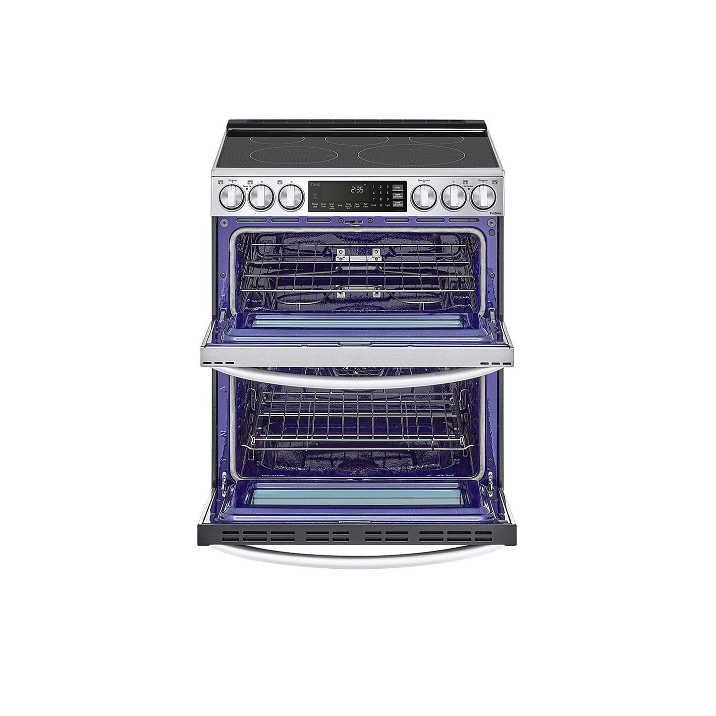 7.3 cu. ft. Smart Electric Double Oven Slide-in Range with InstaView®, ProBake® Convection, Air Fry, and Air Sous Vide