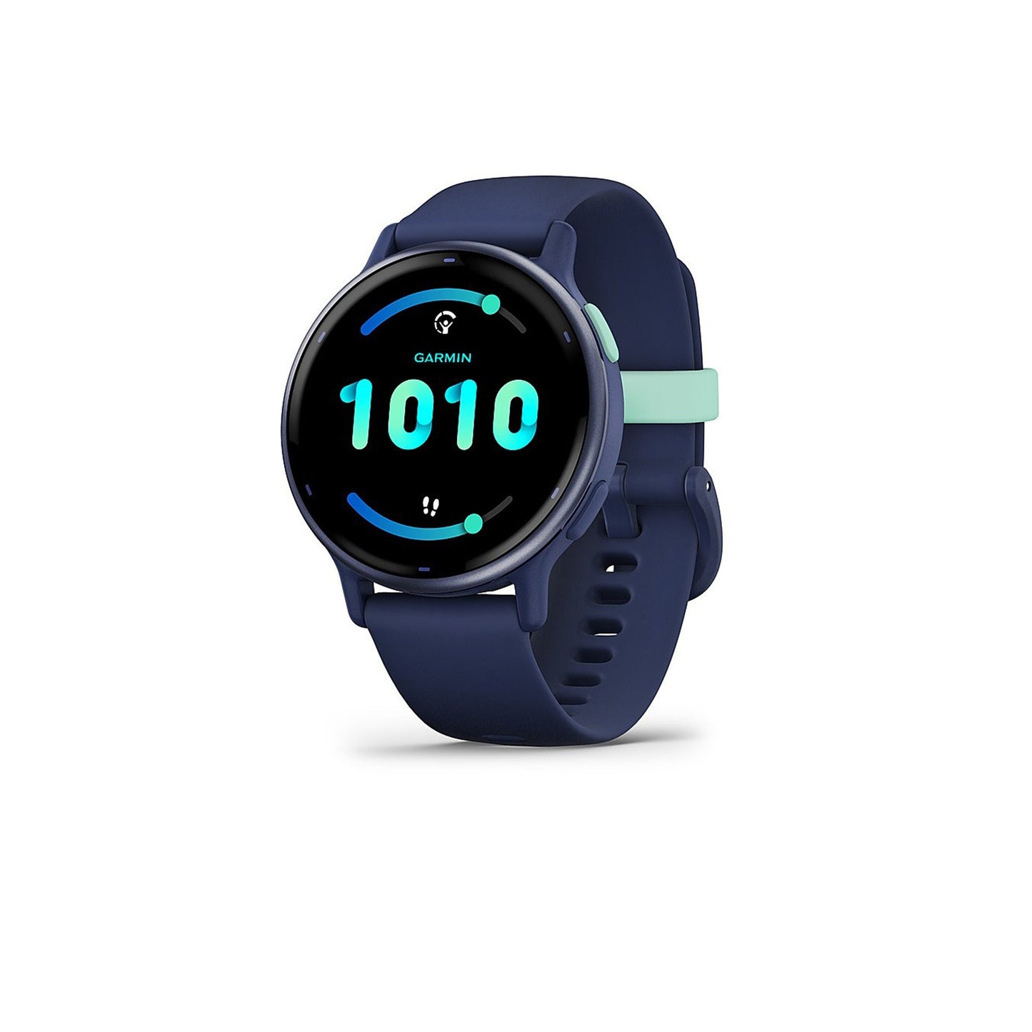 Garmin - vívoactive 5 GPS Smartwatch 42 mm Fiber-reinforced polymer - Metallic Navy Aluminum and Navy