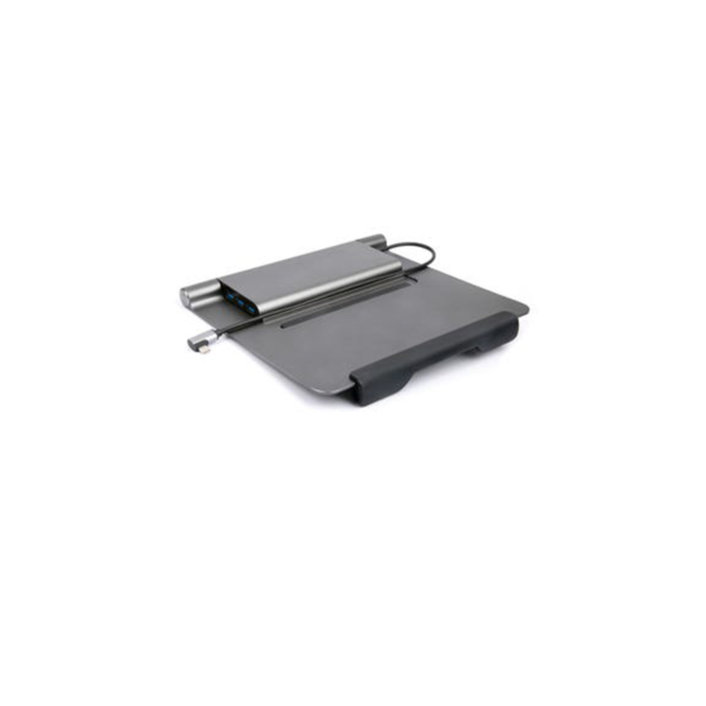 Notebook Stand with a 5 in 1 Docking Station integrated
