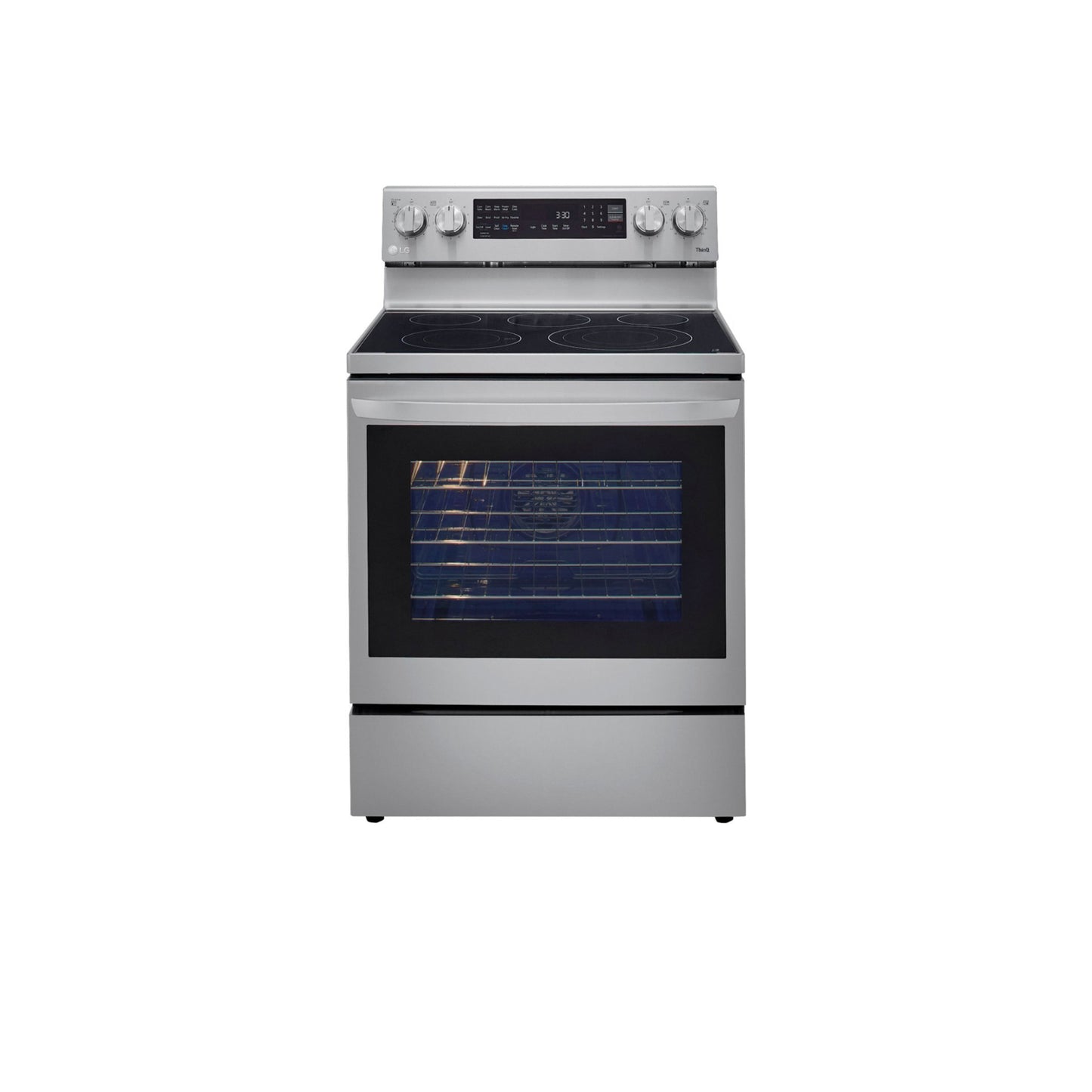 6.3 cu ft. Smart Wi-Fi Enabled True Convection InstaView® Electric Range with Air Fry