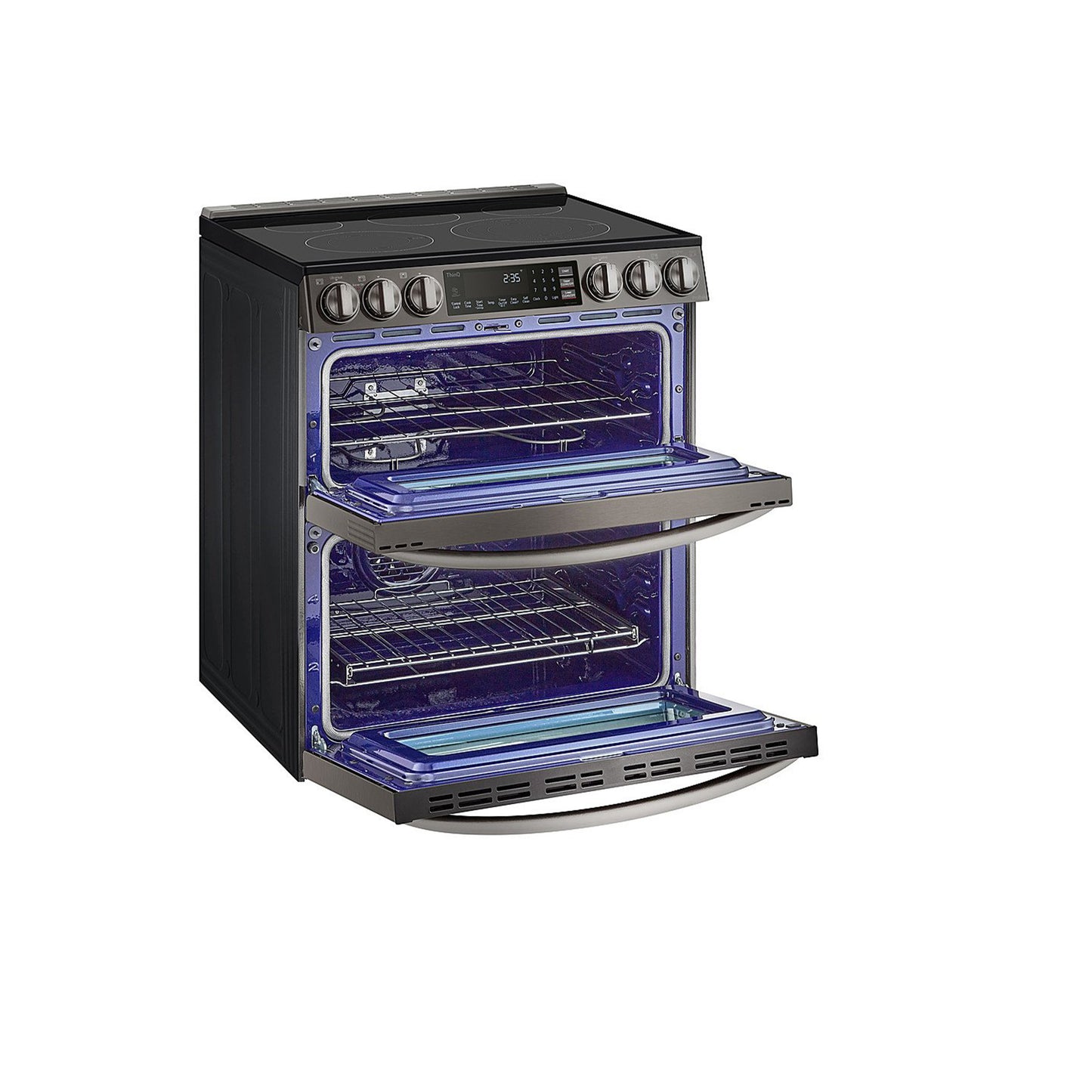 7.3 cu. ft. Smart Electric Double Oven Slide-in Range with InstaView®, ProBake® Convection, Air Fry, and Air Sous Vide