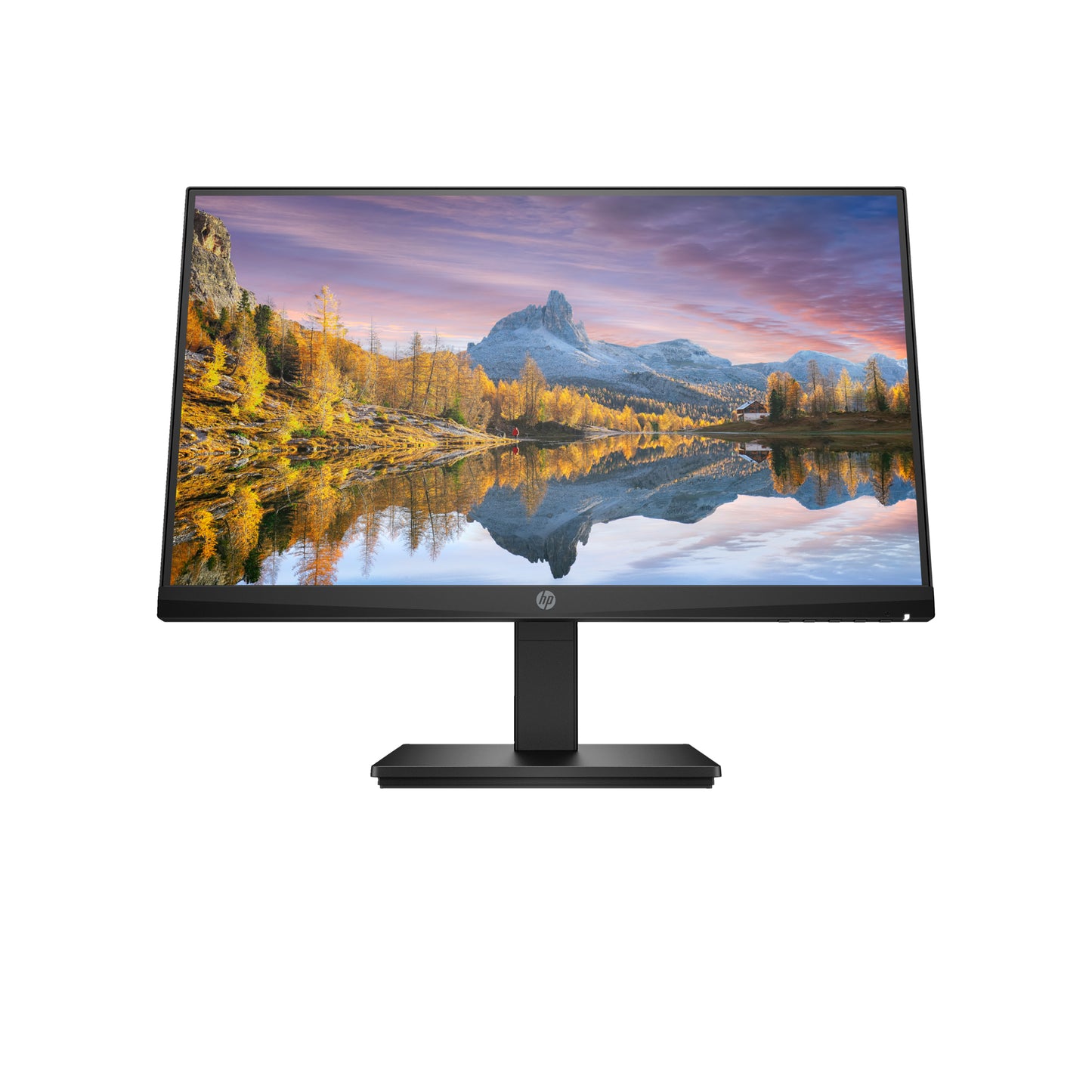 HP P22a G4 FHD Monitor, On-screen controls; Pivot rotation; Low blue light mode; Height adjustable; Brightness buttons, FHD (1920 x 1080).