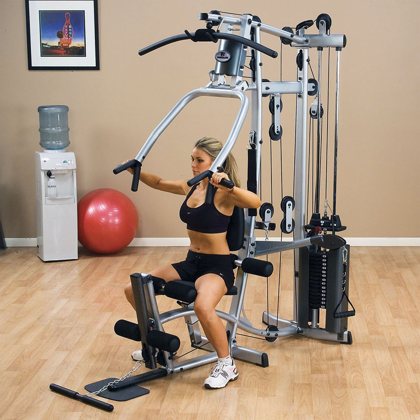 Powerline P2X Multi-Station Home Gym with Functional Training Arms With No Leg Press