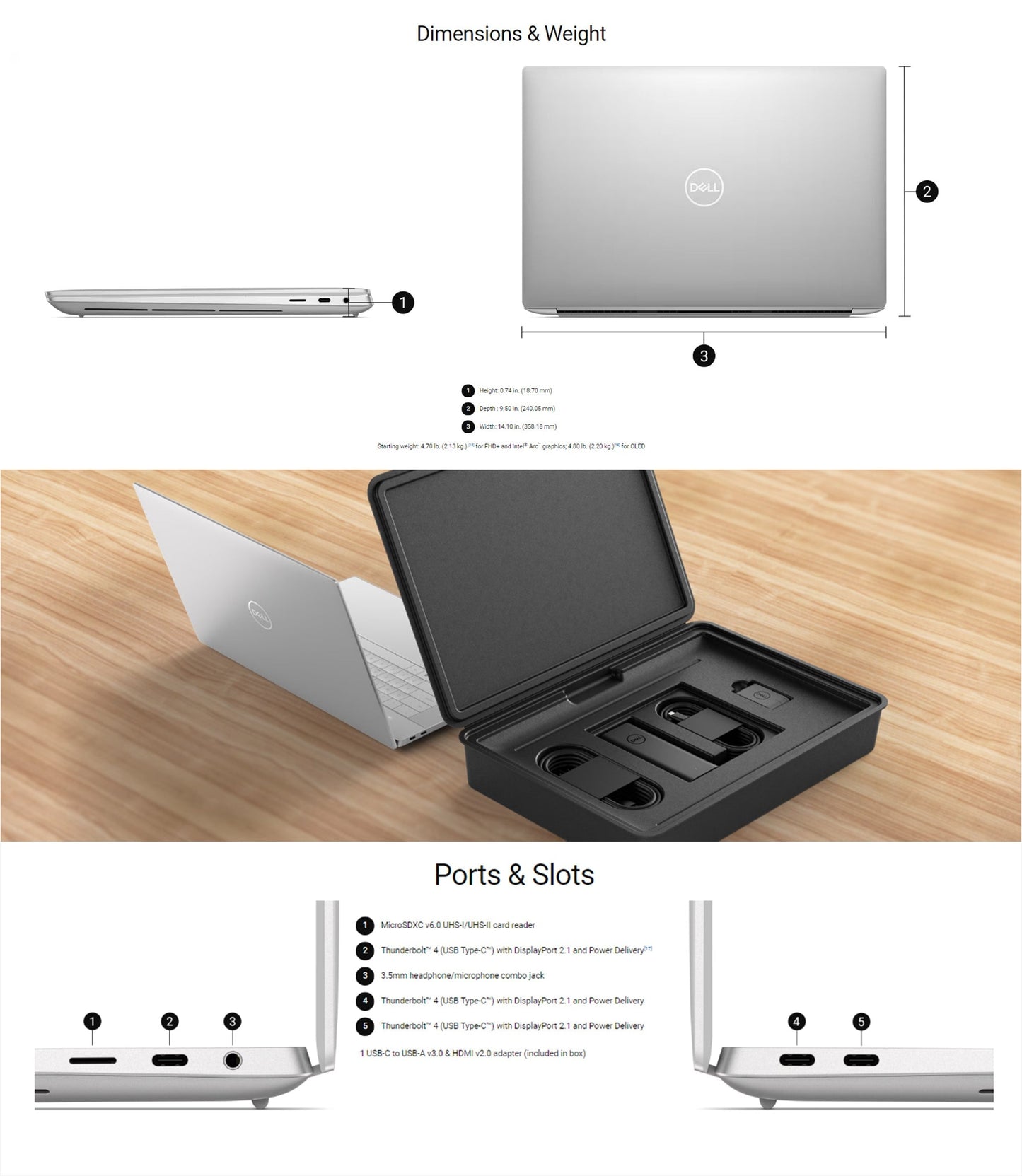 XPS 16 Laptop  [ Storage 4TB SSD - Memory 64GB: -Core™ Ultra 7 ]