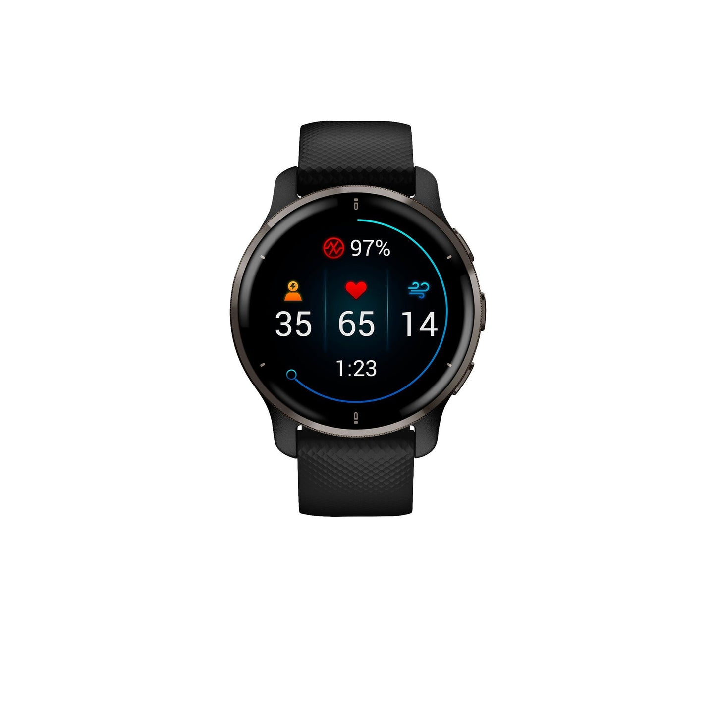 Garmin - Venu 2 Plus GPS Smartwatch Fiber-reinforced polymer - Slate