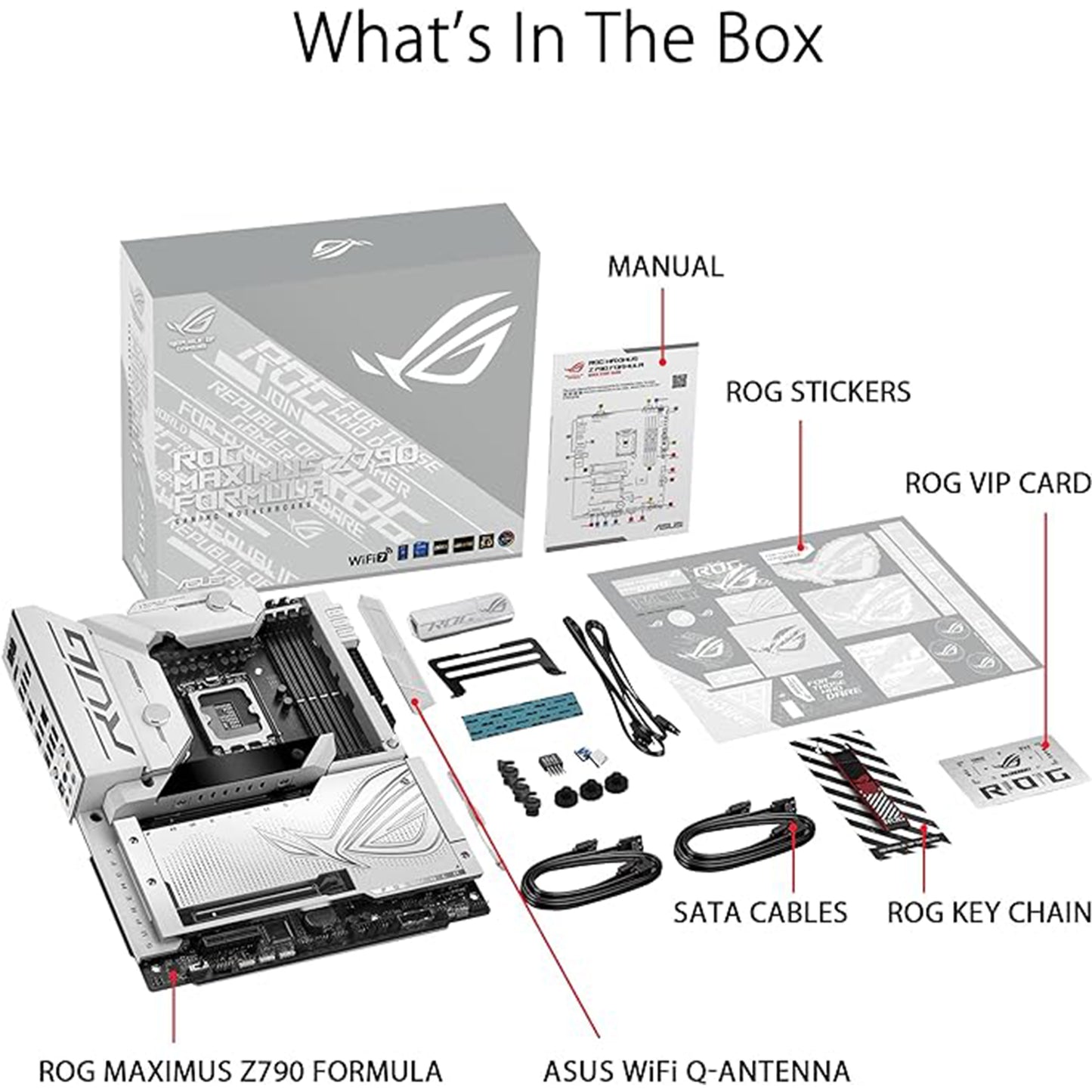 ASUS ROG Maximus Z790 Formula ATX Gaming Motherboard with HybridChill, ROG Water-Cooling, DDR5, Wi-Fi 7, 5X M.2, PCIe 5.0, Thunderbolt 4